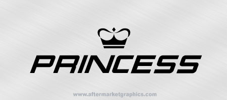 Princess Crown Decal 02